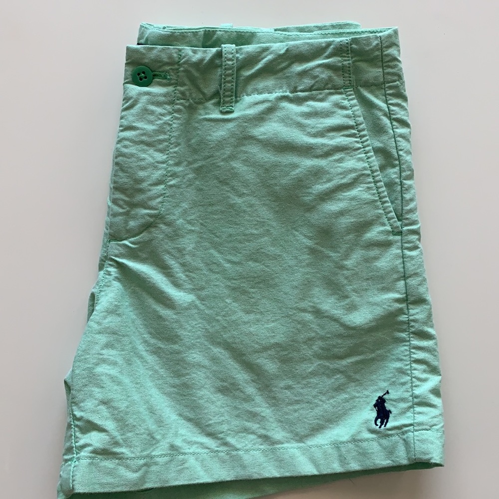 Light green Ralph Lauren Sport shorts